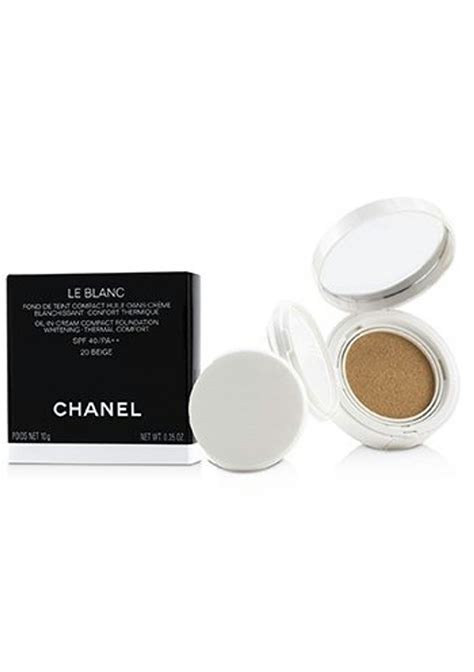 chanel le blanc oil in cream compact|chanel le blanc.